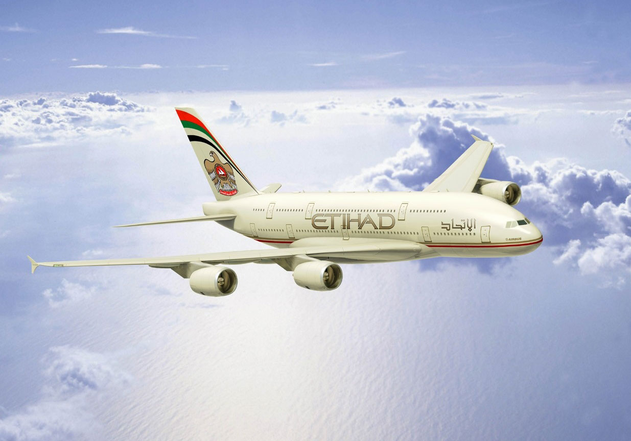 Etihad Airways' A380 Aircraft takes to the Skies for Test Flight